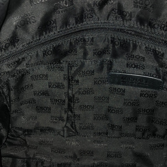 Black Leather Authentic Michael Kors Purse - Picture 3 of 4